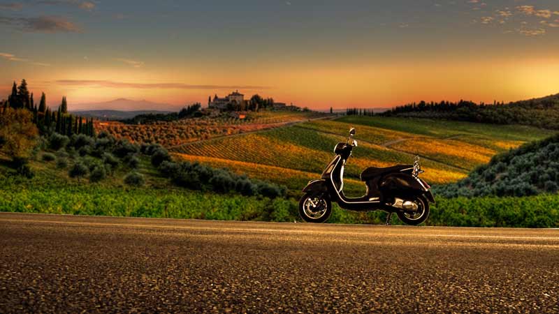 Vespa Tour Tuscany, Vespa tour Chianti